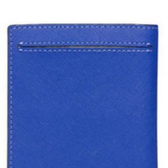 SOLD OUT!! RARE Kate Spade Passport Holder Orbit Blue! NWT! - Picture 5 of 7